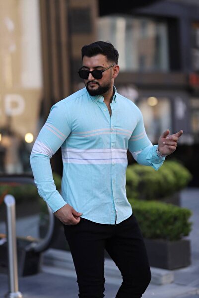 Klothy Men's Long Sleeve Panel Shirt 2310-23