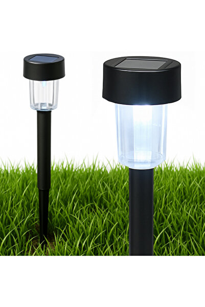jumi Lampă solară Stâlp de grădină care se bătuie în pământ Felinar de exterior