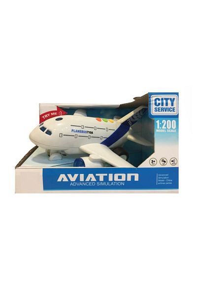 rexa EPT 1:200 Popular Friction Toy Plastic Musical Plane Kids