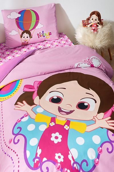 Özdilek Niloya Kelebek Single Licensed Elastic Sheet Children's Bedding Set