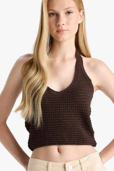 DeFacto Slim Fit Slim Fit Halter Neck Undershirt F8367Ax25Hs