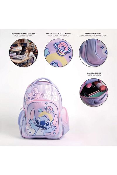 Disney Rucsac - Ghiozdan școlar Lilo și Stitch, geantă 42 cm