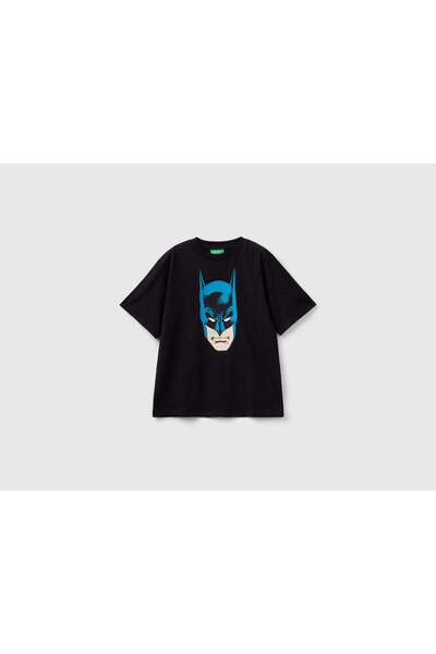 United Colors of Benetton تي شيرت دي سي كوميكس للأطفال بأكمام قصيرة