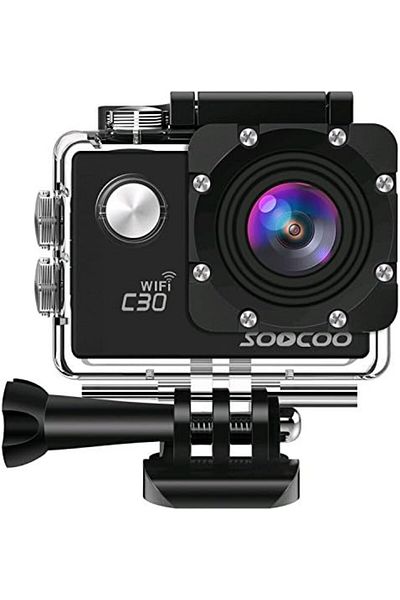 SooCoo C30 4k Wifi Action Sports Camera Waterproof Camera 20mp 2 Inch Lcd 170 Degree Wide Angle 30m