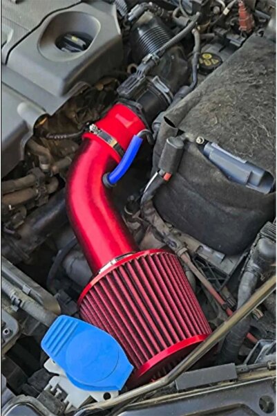 carlone Seat Leon mk3 1.6-tdi Krom Borulu Spor Açık Hava Filtre Seti-Boru Çapı 7,6cm-Uzunluk 23cm