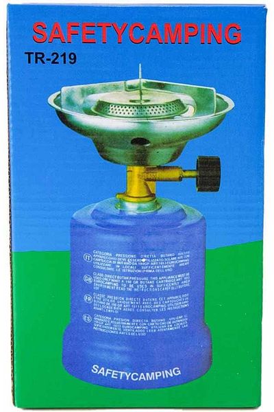 genric Portable Camping Gas Stove with Safety Regulator - Blue
