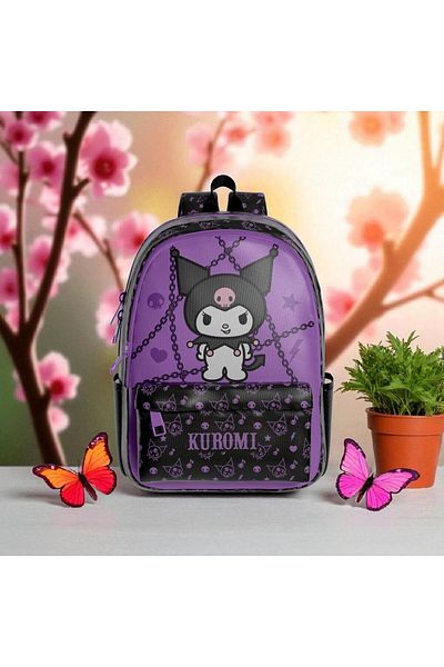GENC DIJITAL BASKI Geantă de școală Kuromi Anul 2025 Original Noul Sezon