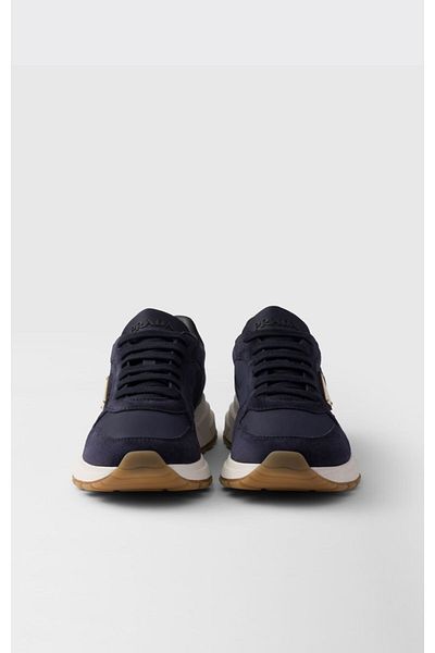 Prada Sport Re-Nylon and Suede Sneakers