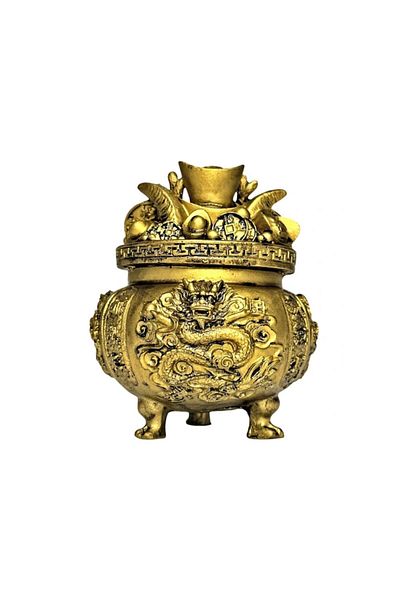 BLA BLA FOAM Statueta Vasul Bogatiei Feng Shui - Noroc - 11cm
