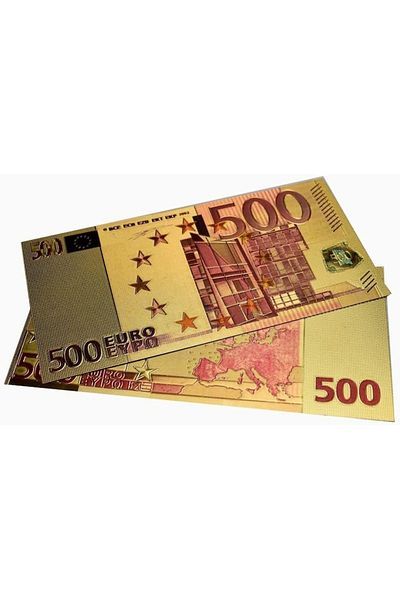 BLA BLA FOAM Golden Polymer Banknote 500 EURO