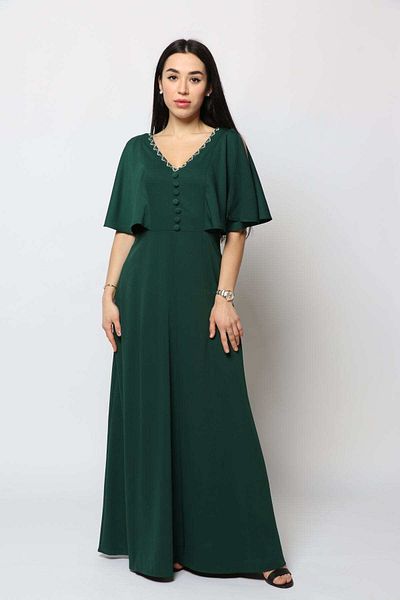 Nichii Long Puff Sleeve Formal Dress
