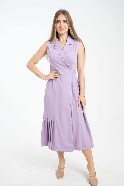 Nichii Women's Midi Wrap Dress for Formal Occasions