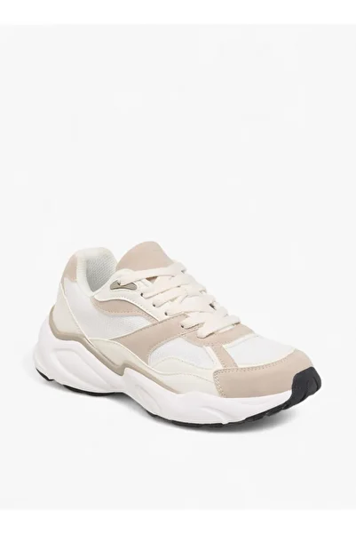 Flora Bella by Shoexpress Flora Bella Panelled Lace-Up Sneakers