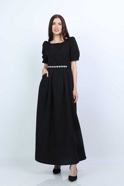 Nichii Maxi Short Sleeve A-Line Dress
