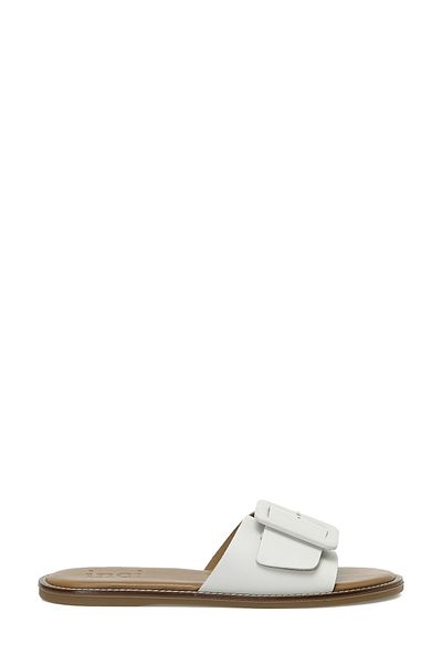 İnci Pangas 5Fx White Women's Flat Slippers