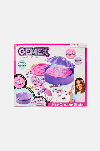 Gemex Brush And Barrette Set
