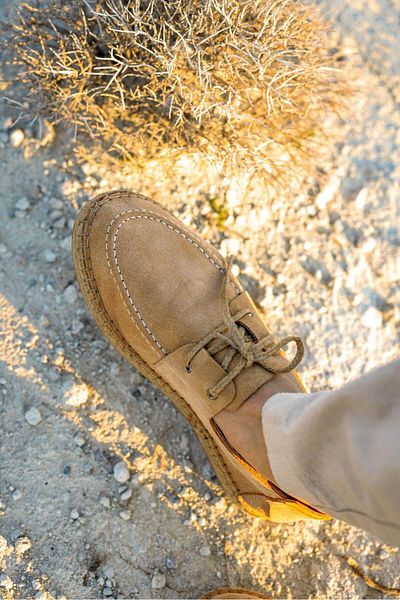 İncimoda Gentleman's Leather Men's Genuine Suede Leather Lace-Up Espadrille Shoes