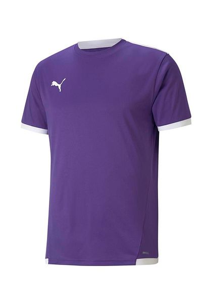 Puma Μπλουζάκι με στρογγυλή λαιμόκοψη από μαλακό υφασμάτινο αναπνεύσιμο ύφασμα Πολύχρωμο μπλουζάκι Τζέρσεϊ