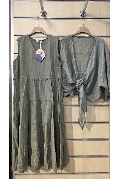 Park Moda Italian Covered Linen Dress