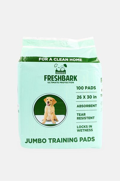 Freshbark 100 Pcs Jumbo Training Pads, Multicolor