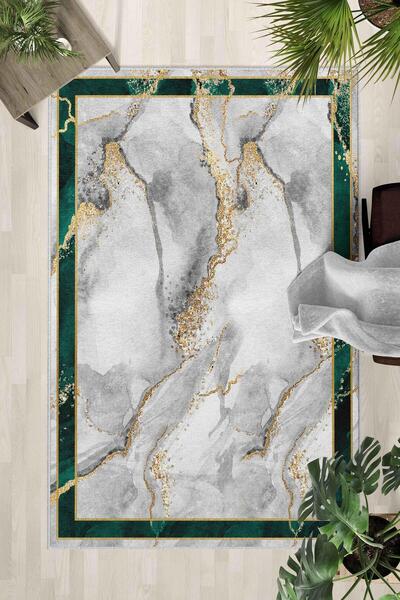 Monnhein Covor lavabil cu bază anti-alunecare – Covor modern cu imprimare dig...