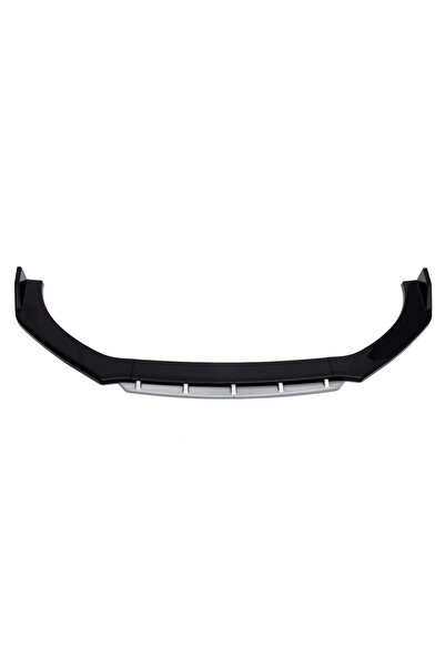 DELUXETUNING Prelungire bara fata Megane Design, negru lucios cu buza gri, 4 ...