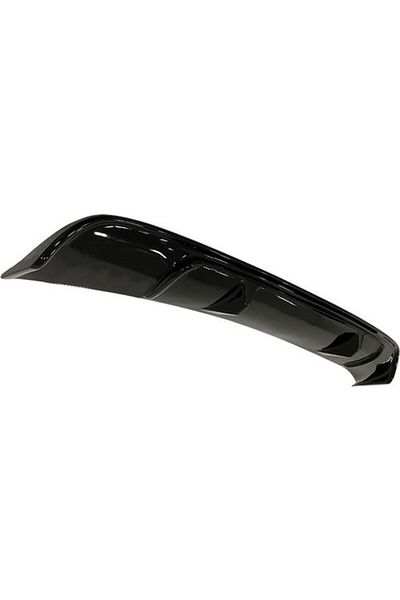 DELUXETUNING Prelungire difuzor Bara Spate compatibil cu VW Jetta Mk6 VI 2010-2014, negru lucios