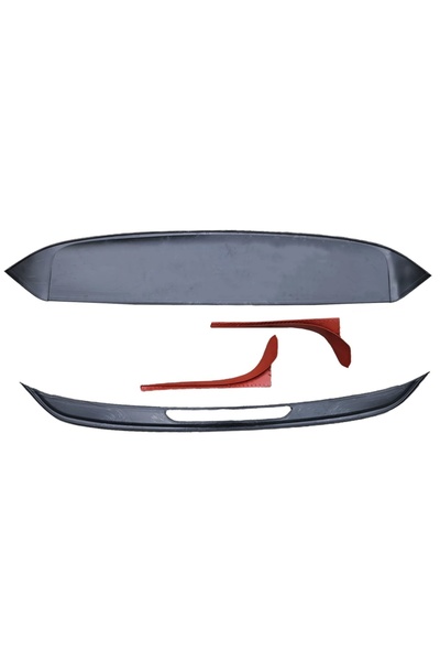 DELUXETUNING Eleron luneta + ornamente laterale luneta compatibile VW Golf 7 2012-2019 GTi, R-line Design