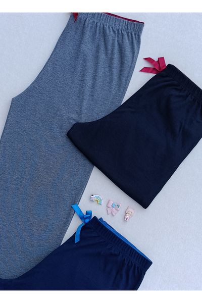 siyalife Summer Soft Textured 3-Piece Women's Pajamas