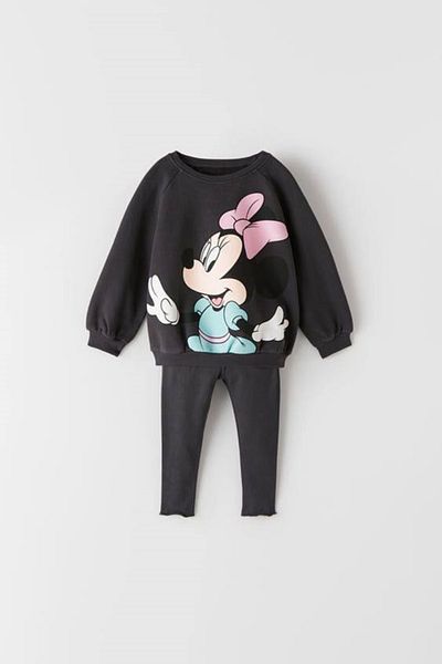 YİGİT BUTİK Yigit Boutique Minnie Printed Girl's Set