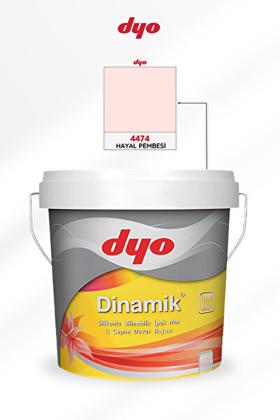 Dyo Dinamik Silikonlu Silinebilir İpet Mat İç Cephe Boyası | 2,5L - 7,5L - 15L