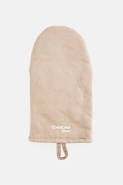 BEBEHOME Silicon Woven Palm Mitt Gloves, Grey