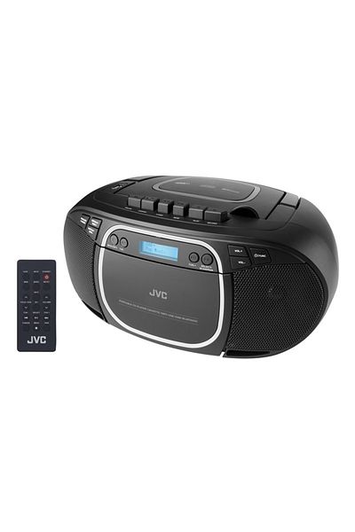 JVC Radio cassette player with CD player RC-E561B-DAB,2 x 1.5 W RMS,Bluetooth/USB/MP3, DAB+/Tuner FM