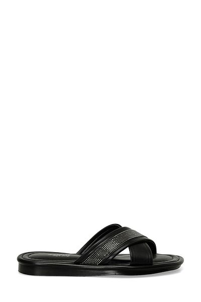 Polaris 325058.Z 5FX Черни дамски чехли
