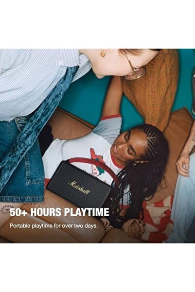 Marshall Kilburn III Portable Bluetooth Speaker - Black & Brass