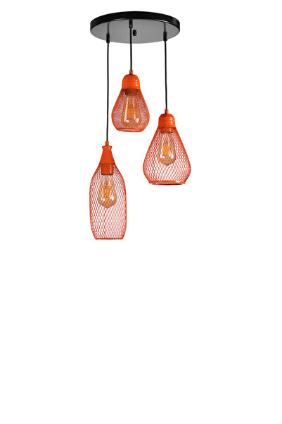 Lumexx KARMAŞIK 3 LÜ TEPSİLİ TURUNCU SARKIT