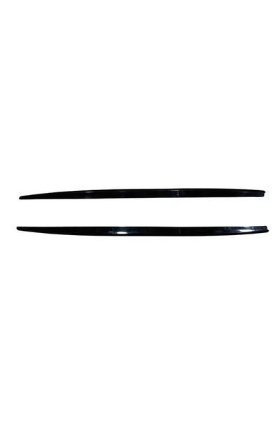 DELUXETUNING Side skirt extensions compatible with BMW 5 series G30 2017->, glossy black