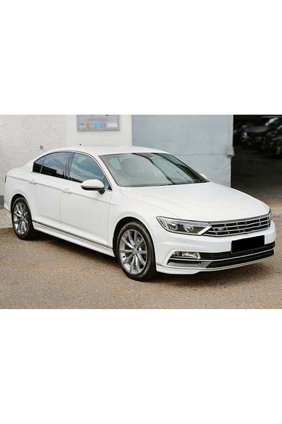 DELUXETUNING Praguri laterale compatibil cu VW Passat B8 sedan 2015-2019 R-line Look