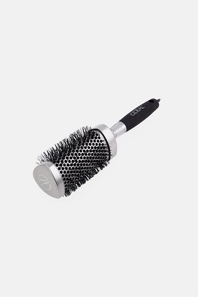 Eideal Triangular Hot Curling Crush Brush, Black