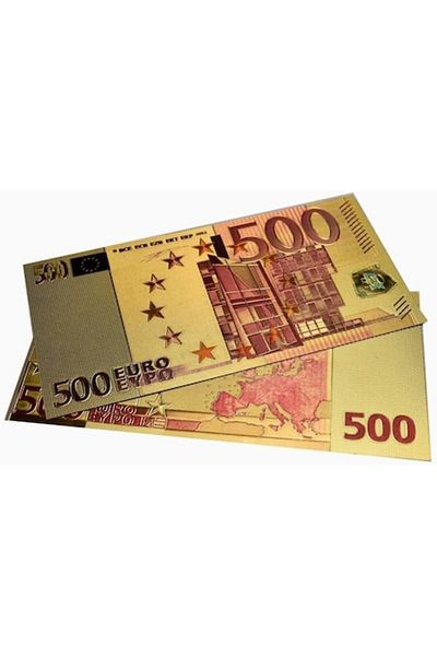 BLA BLA FOAM Golden Polymer Banknote 500 EURO