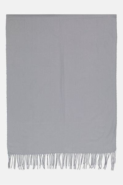 Casa Caracol Women Plain Sacrf 184 x 73 cm, Grey
