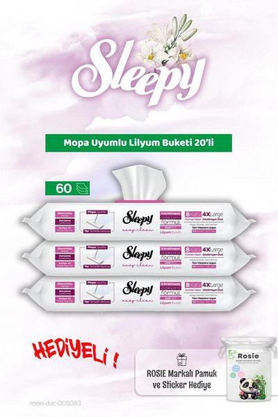 Sleepy 3 Mopa Compatible Lily Bouquet 20S and Rosie Baby Cotton