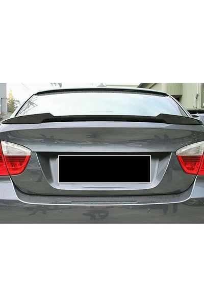 DELUXETUNING Trunk Spoiler compatible with BMW E90 3 Series 2004-2012 M4 Design, Glossy Black