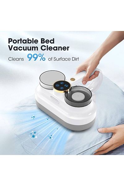 LuckyPower Cordless vacuum cleaner for removing dust and mites