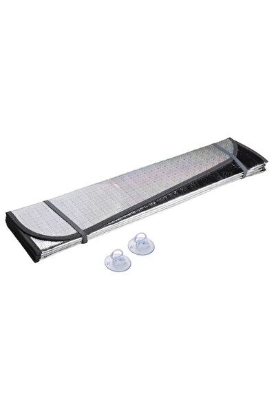 motor starter Parasolar auto din aluminiu cu ventuze, 150x80cm model reflexii