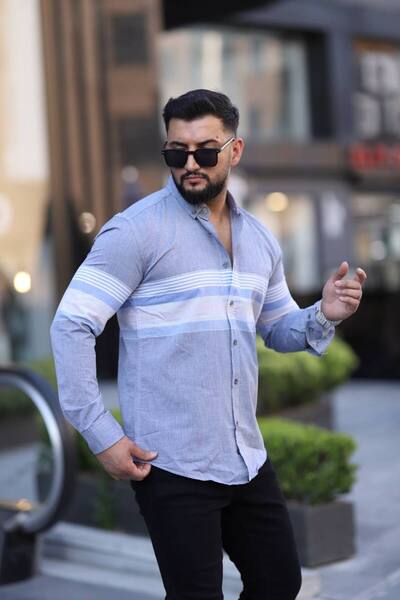 Klothy Erkek Uzun Kol Pano Gömlek 2400-6