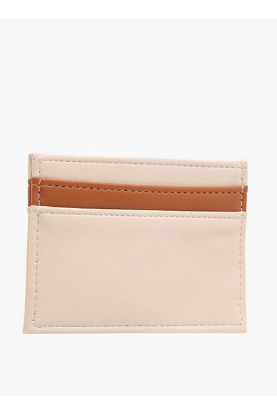Flora Bella by Shoexpress Flora Bella Solid Card Holder with Open Top