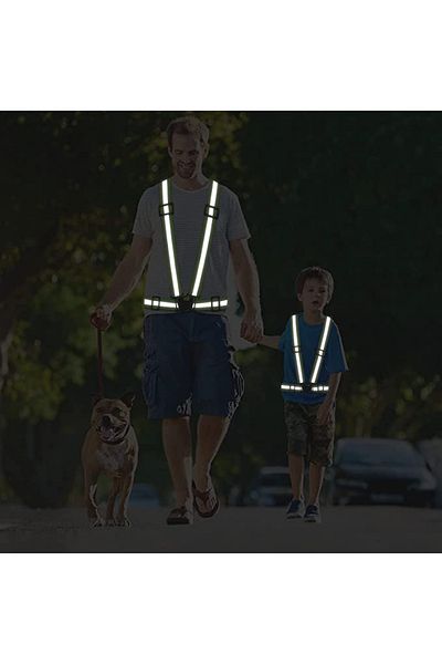 Aptel Reflective vest, harness type, purple