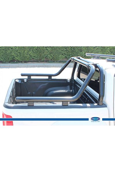 DELUXETUNING Rollbar compatibil MITSUBISHI L200 2006-2015, negru, diam. teava 76 mm