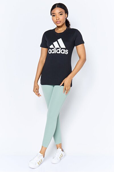 adidas Women Sportswear Fit Short Sleeve Outdoor T-Shirts, Black